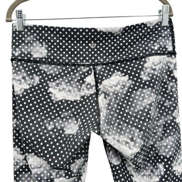 Lululemon Wunder Under Crop Il Dottie Dream Rose Neutral Blush Size 10 - Picture 5 of 10